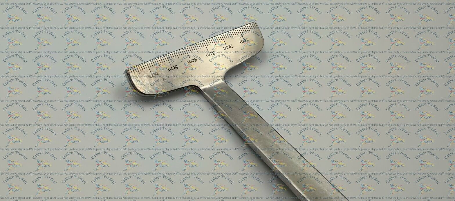 MIS Postrolateral T Handle Ruler 70mm Hip Arthroplasty Orthopedic
