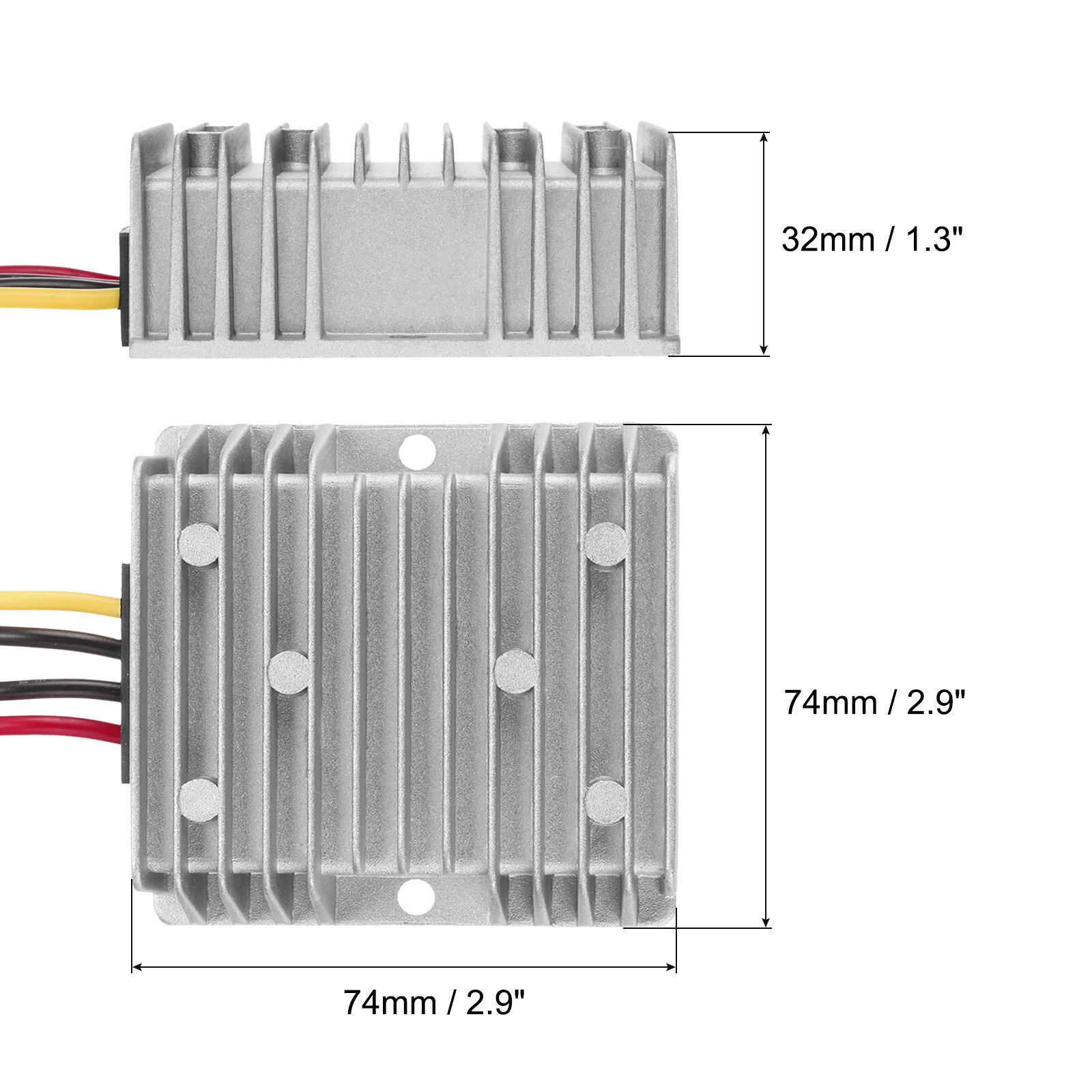 DC 8-40V to DC 13.8V Power Converter 5A 69W Voltage Regulator Power Supply