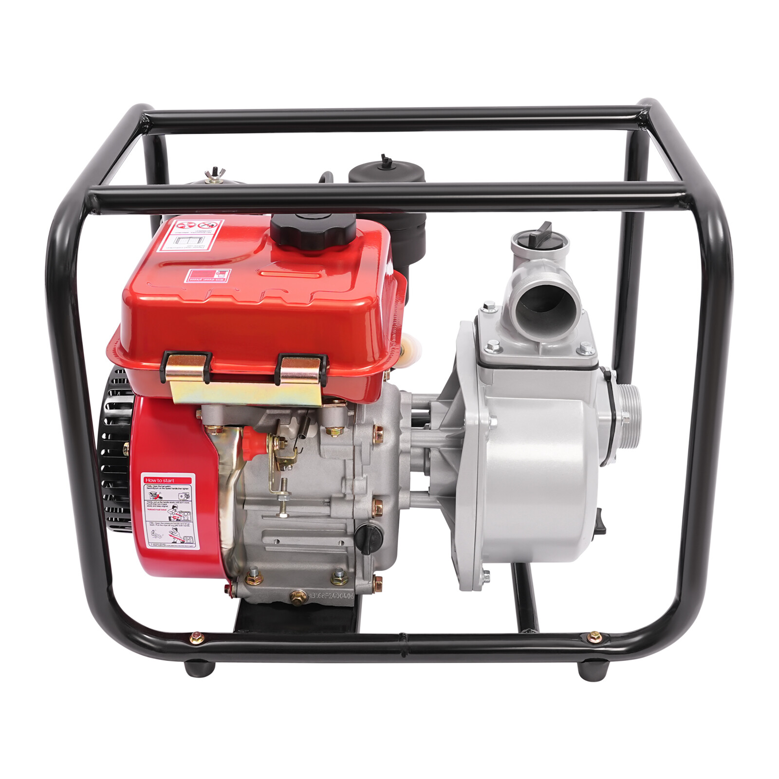 196CC 4-Strok Diesel Water Pump 2.3 kW Air Cooling Water Transfer Pump Modern