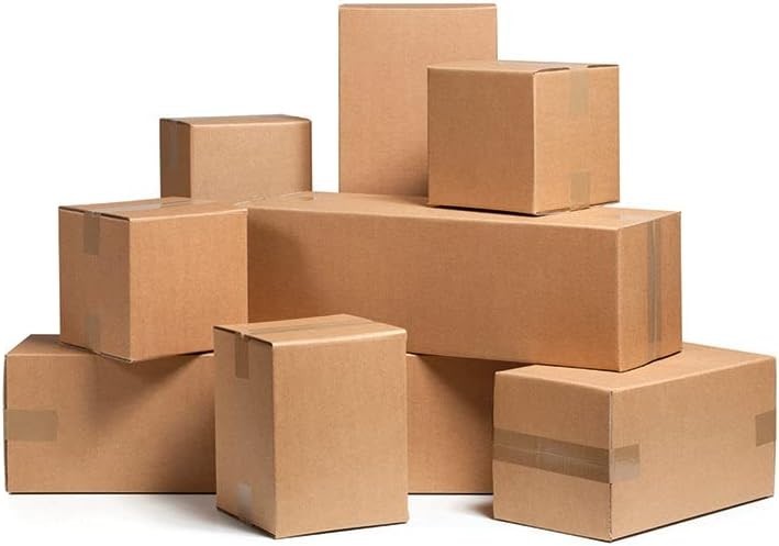 50 10x8x4 Cardboard Paper Boxes Mailing Packing Shipping Box Corrugated Carton