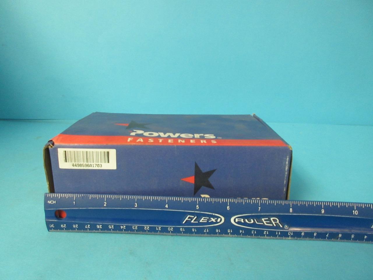 BOX OF 50 POWER FASTENERS 7181SD VERTIGO + CONCRETE ROD HANGER ANCHOR 3/8 2-1/8″