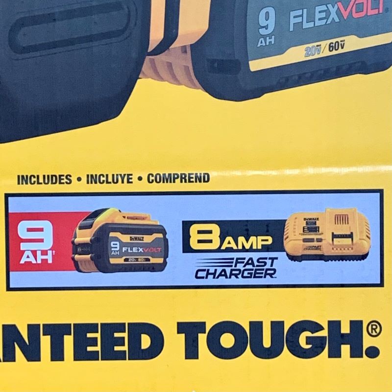 DEWALT DCH892X1 60V MAX 22-lb Cordless SDS MAX Chipping Demolition Hammer Kit