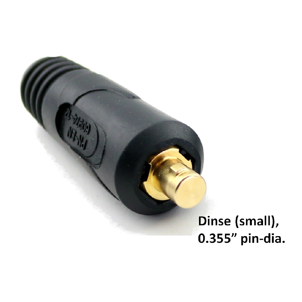 WeldingCity® Dinse-type Twist-lock Cable Connector Pair #6-#4 16-25mm US Seller