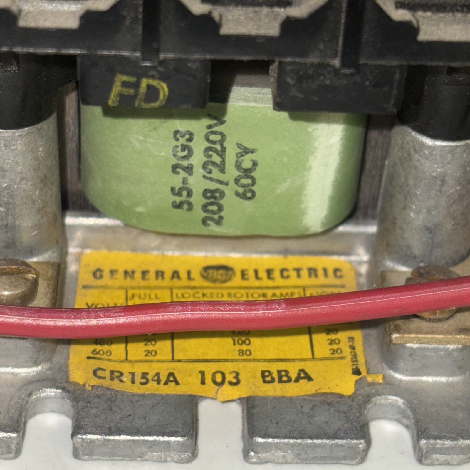 general eletric cr154a 103 bba