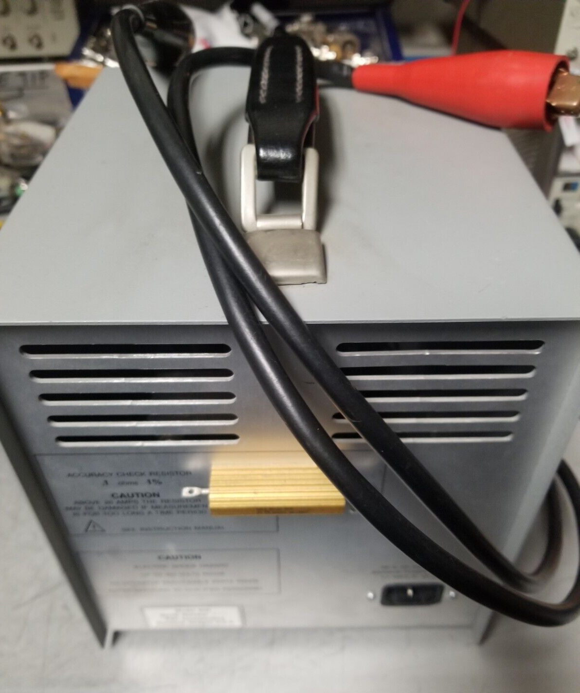 AC Low Impedance Meter High Power 50A 60Hz AC Ohmmeter TEST CABLES INCL. WORKS!