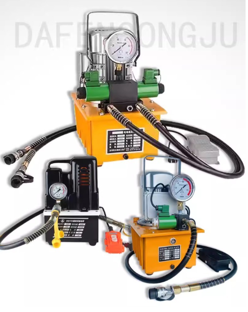 Hydraulic Electric Pump Ultra-High Pressure Oil Pump QQ-700 1.2KW Manual Switch