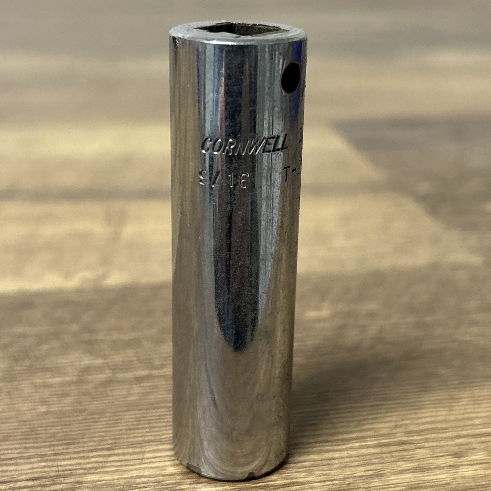Cornwell Tools 3/8″ Drive 6-Point 9/16″ Deep Socket T-2218-L – USA MADE