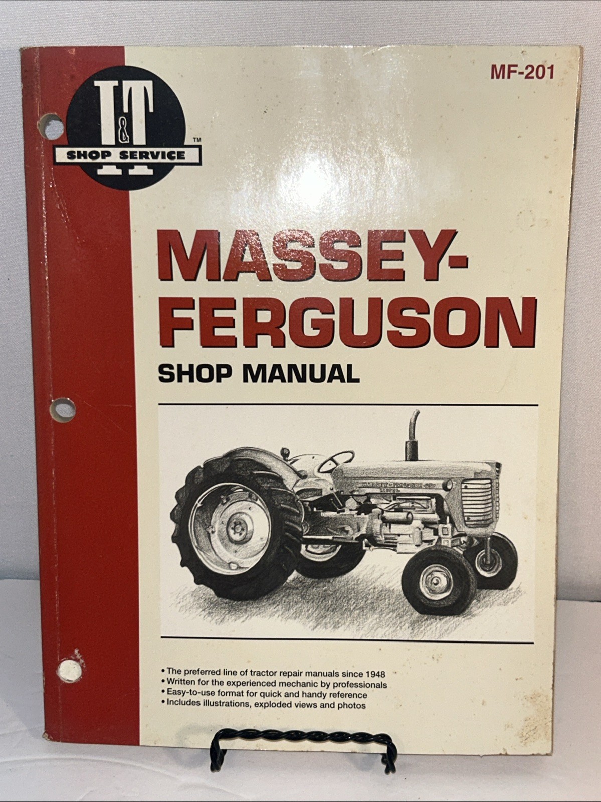 MASSEY- FERGUSON MF 201 Shop Manual Book MF 65, 85, 88 1080, 1085, 1100, 1130 +