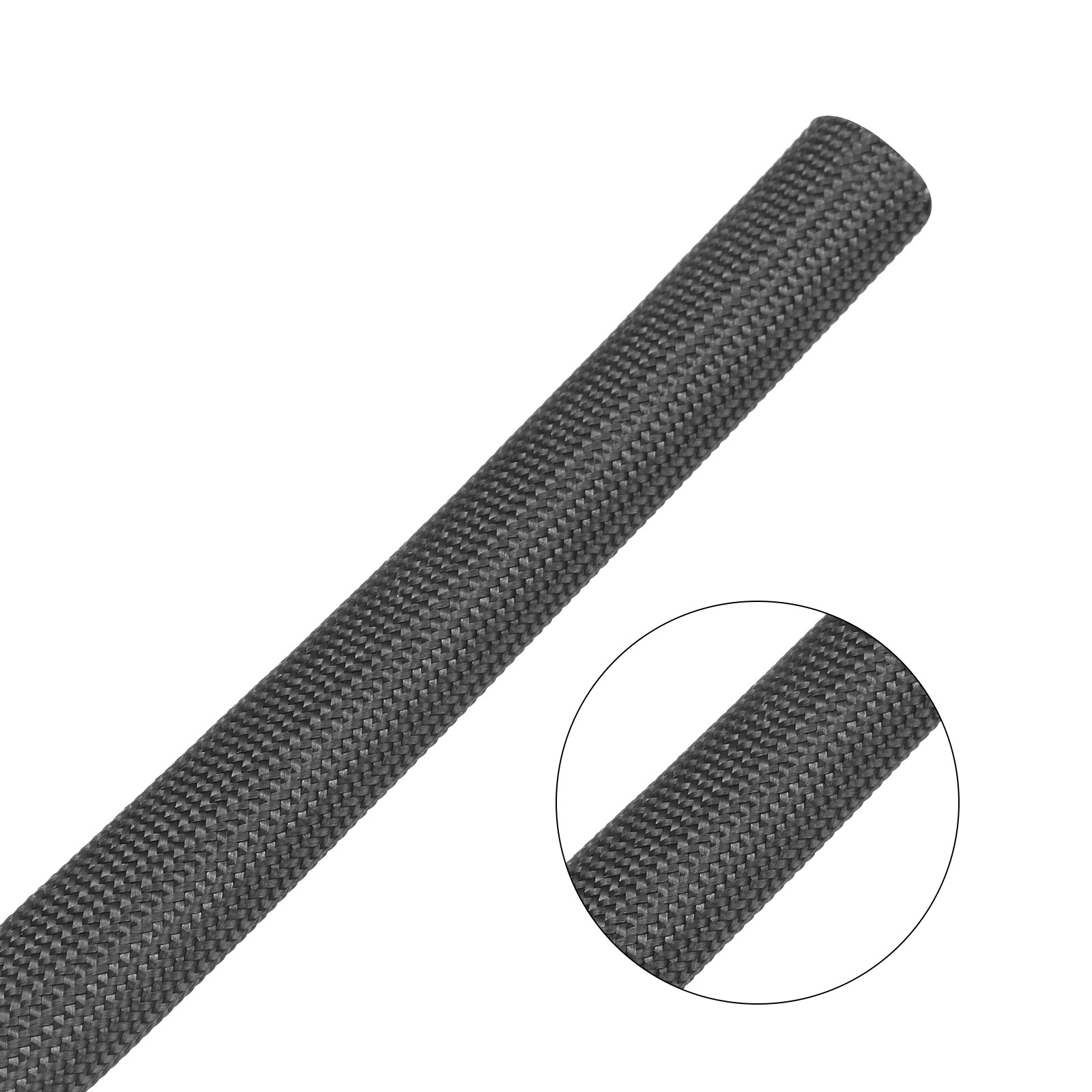 Insulation Cable Protector 3.3 Ft-10mm High TEMP Fiberglass Sleeve Black