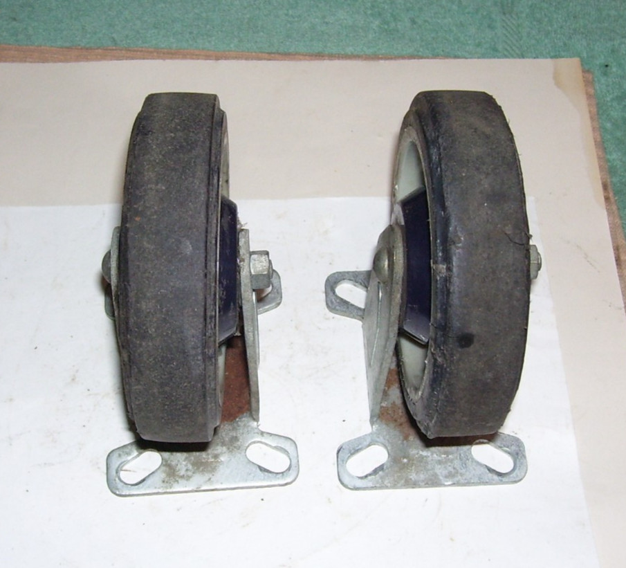 Pair Vintage Win Holt 5″ inch Caster Wheel Set, # 114972