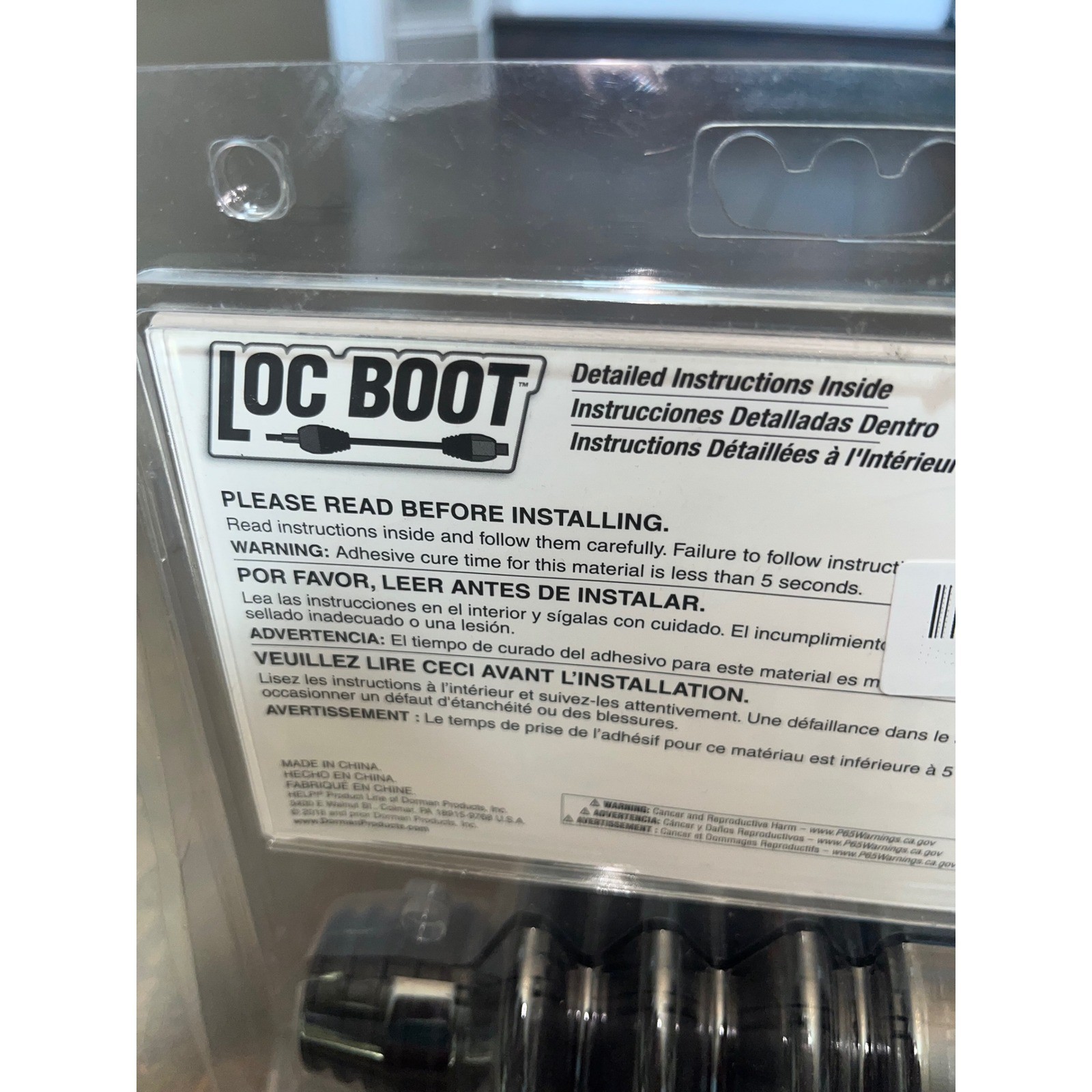 NEW DORMAN Fast-Drying Adhesive Split CV LOC BOOT Undercar Kit {F614-700}