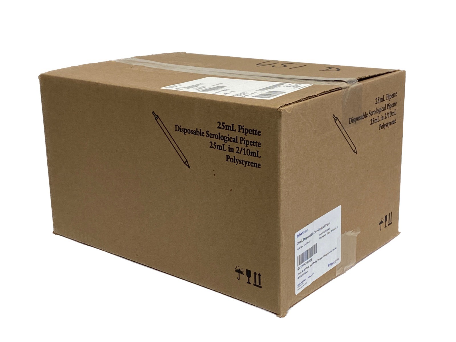 (200/Cs) FISHERBRAND 25mL Disposable Serological Pipets Magnifier 13-678-11