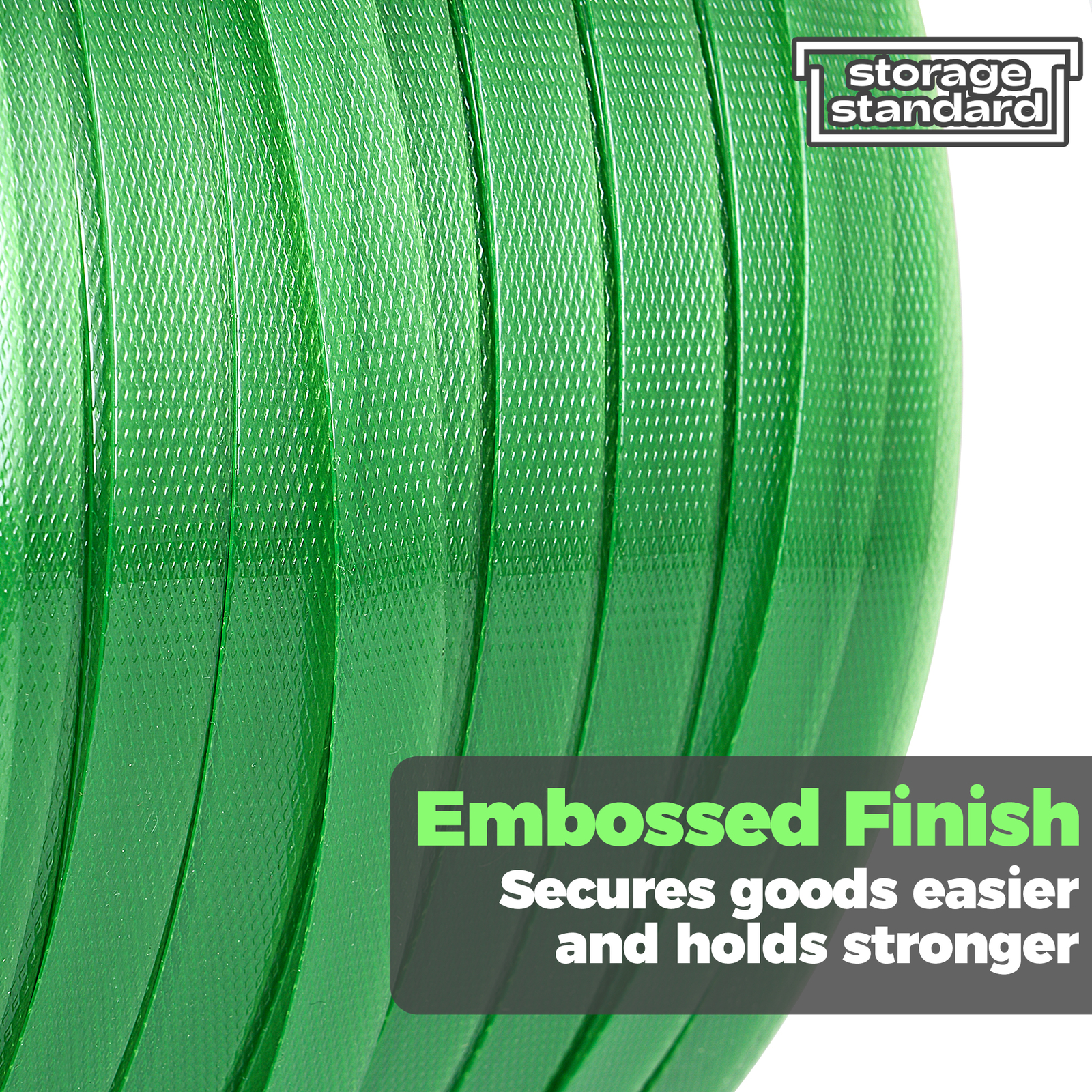 Heavy Duty Packaging Strapping Banding Roll 1000ft length 1400lbs Break Strength