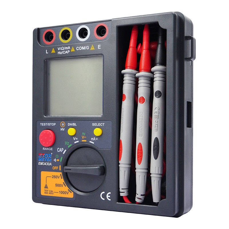 EM3430A High Voltage Insulation Resistance Multimeter 0.25MΩ~40GΩ New