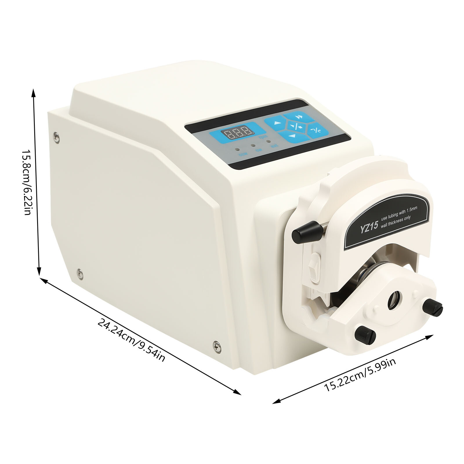 0.07~380 mL/min Flow Rate Variable Speed Peristaltic Pump with Pump Head YZ15