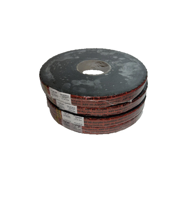 (4) EMSEAL AST HI-Acrylic Foam Sealant, ASH-25-25-06, 25 ft Roll 1”x1/4”