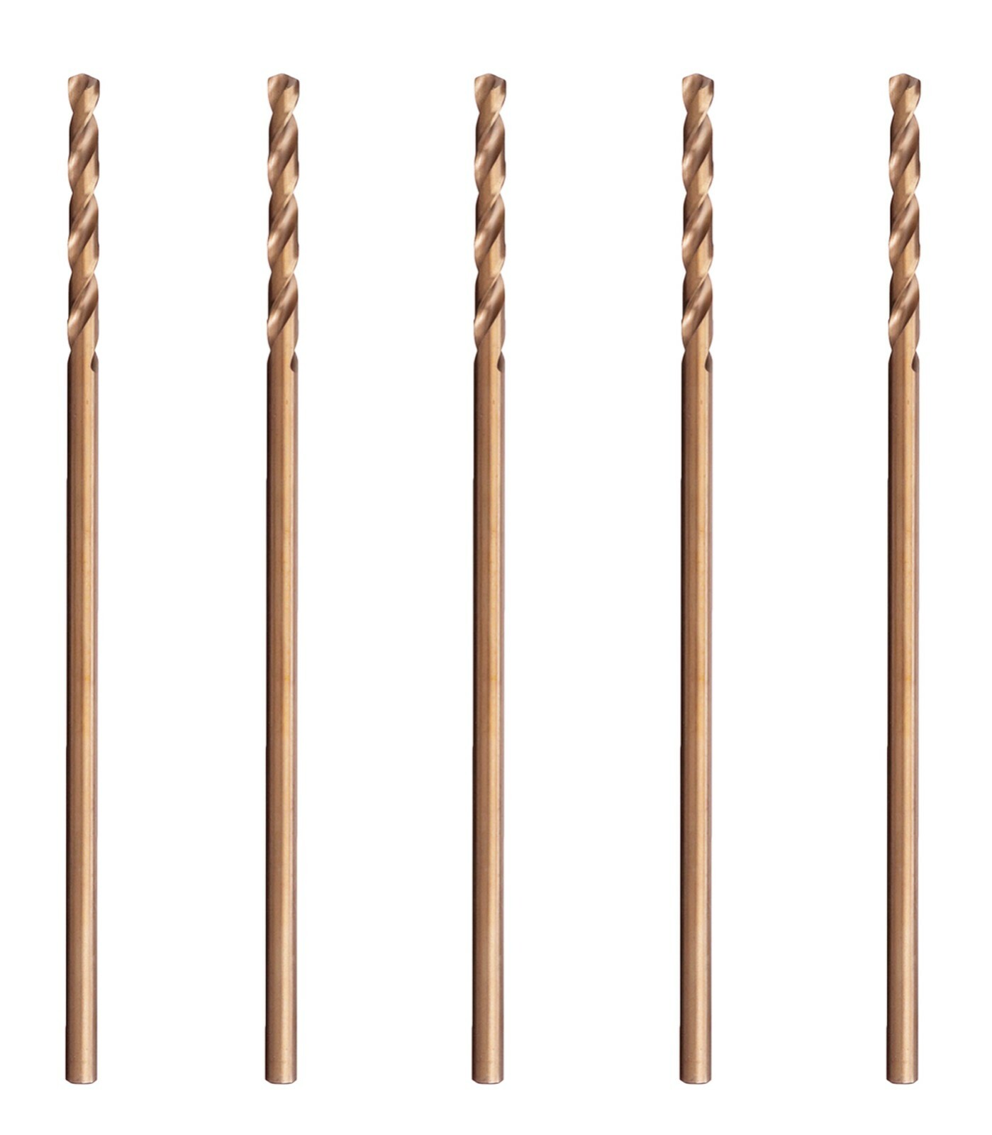 1/8″X6″ HSS Cobalt Drill Bit Set Aircraft Extension Long Deep Hole Drill-5Pcs