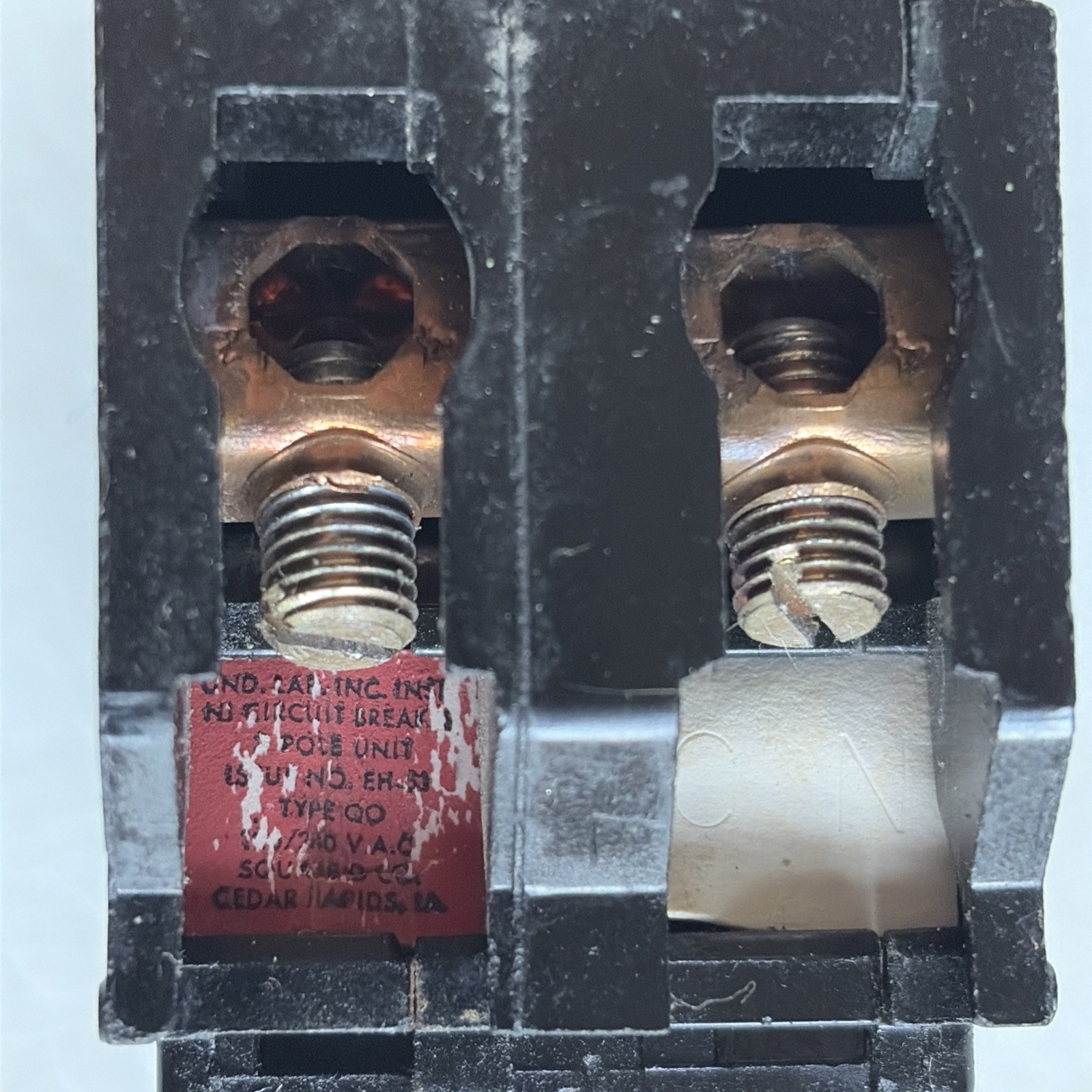 Square D Circuit Breaker QO 60A 2 pole Black Face QO260 long stab – Nice!