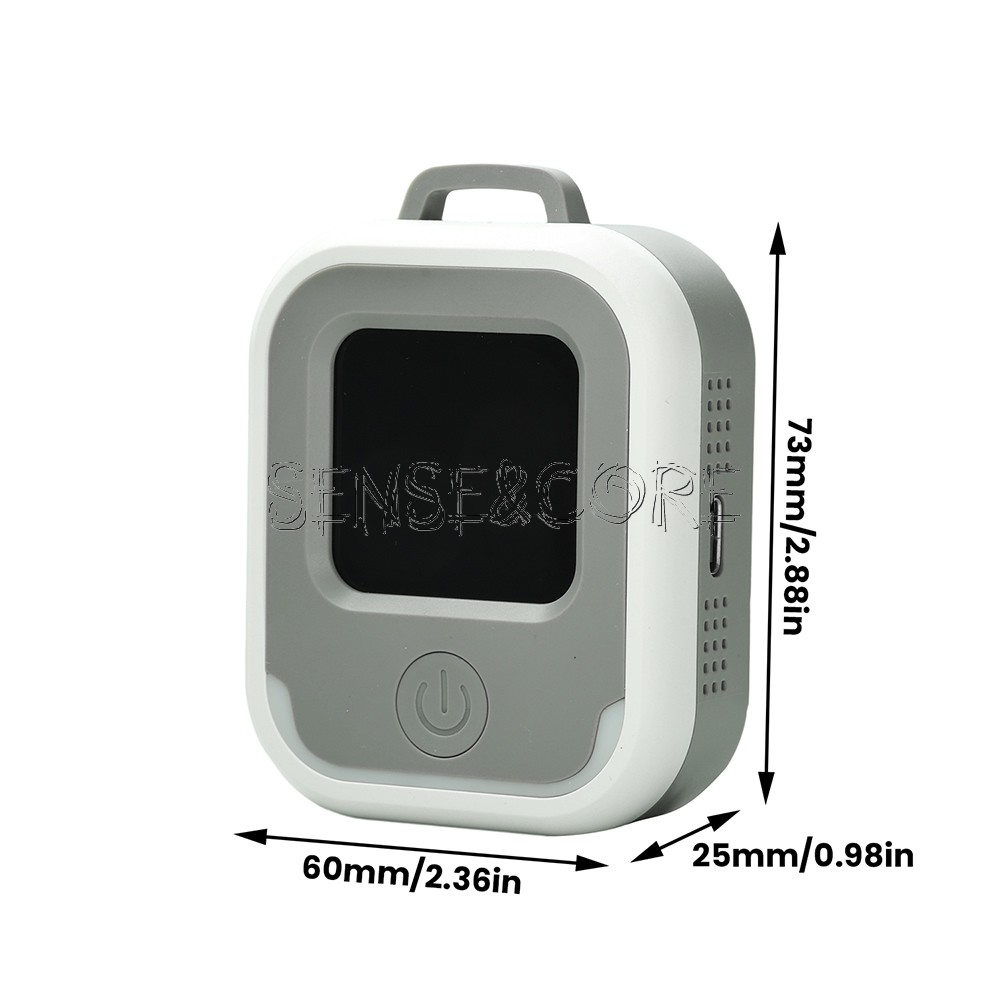 Air Quality Monitor 3-in-1 Carbon Monoxide Detector Temperature Humidity Alarm