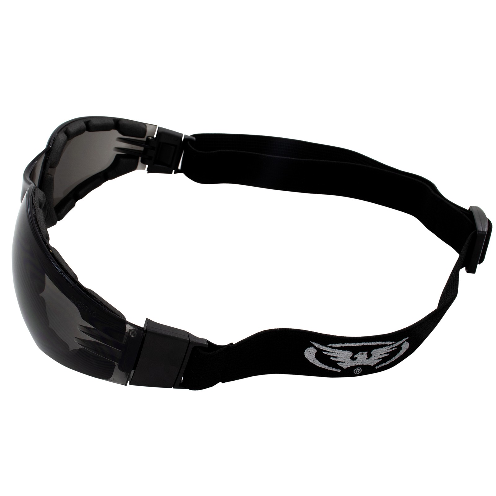 2 Pairs Global Vision Ideal Padded Motorcycle Goggles Z87.1 w/ Clear Smoke Lens