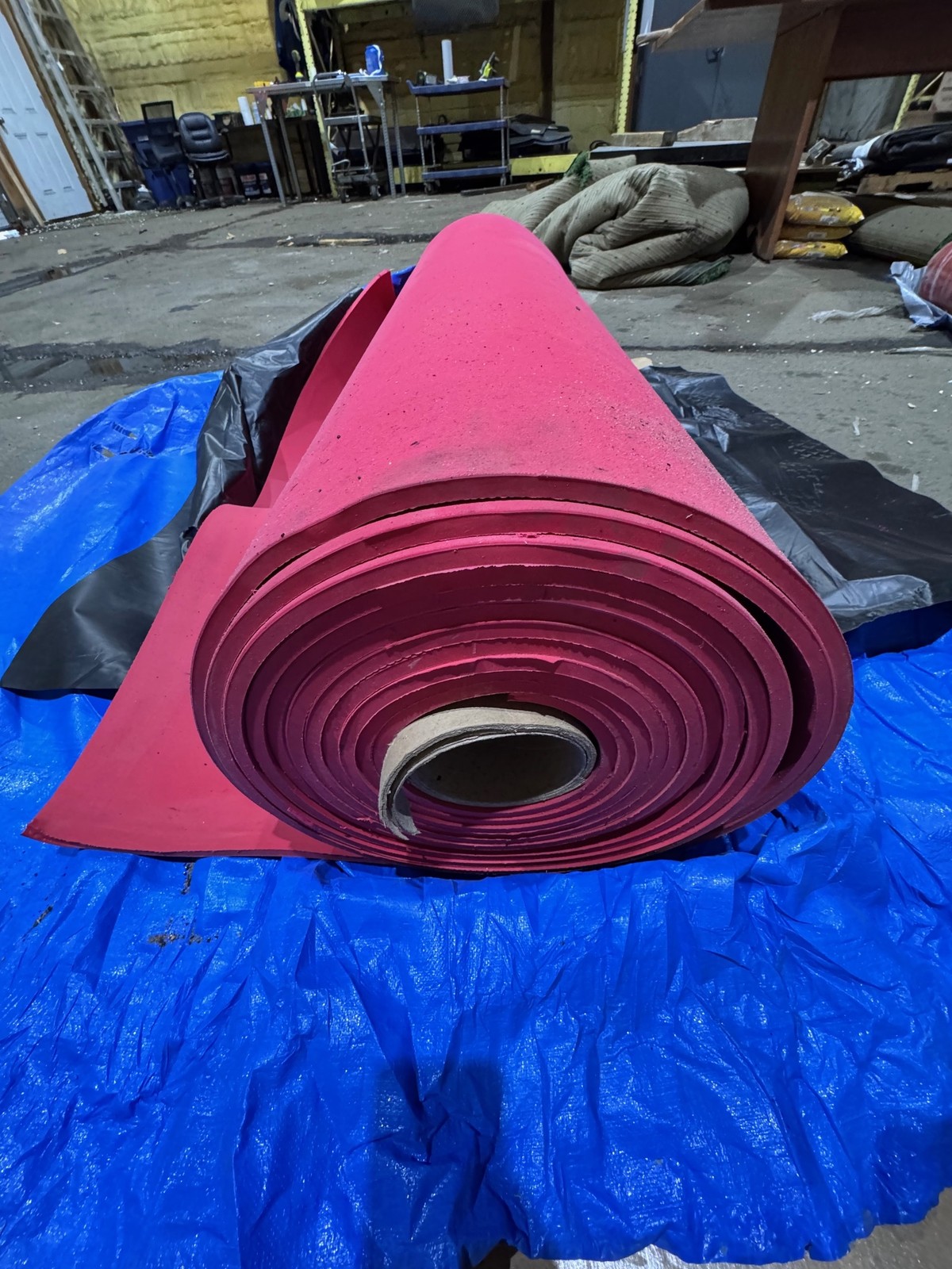High Abrasion Resistant Rubber Roll – 49.6″ x 30′