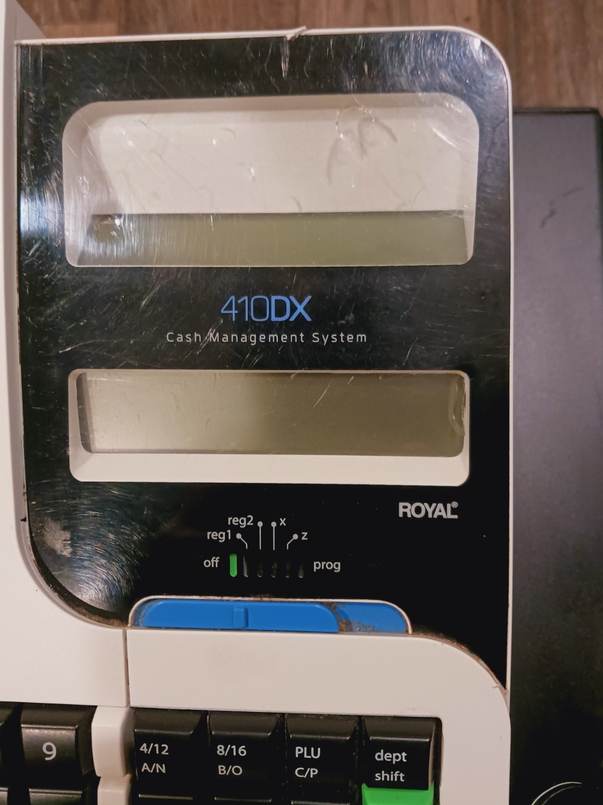 Royal 410DX Electronic Cash Register Working No Keys Works Good