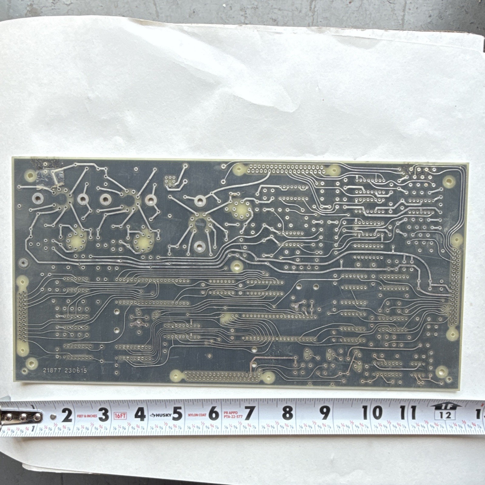 Double-Sided Through-Hole PCB 12″ x 5″ 2-Row 120 Tie-Points MPN 21877