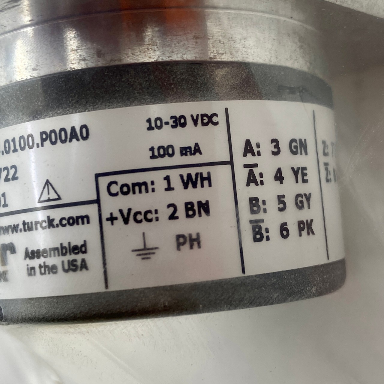 Kubler TK181722 T8.5000.C854.0100.P00A0 Process Control Encoder – New Open Box