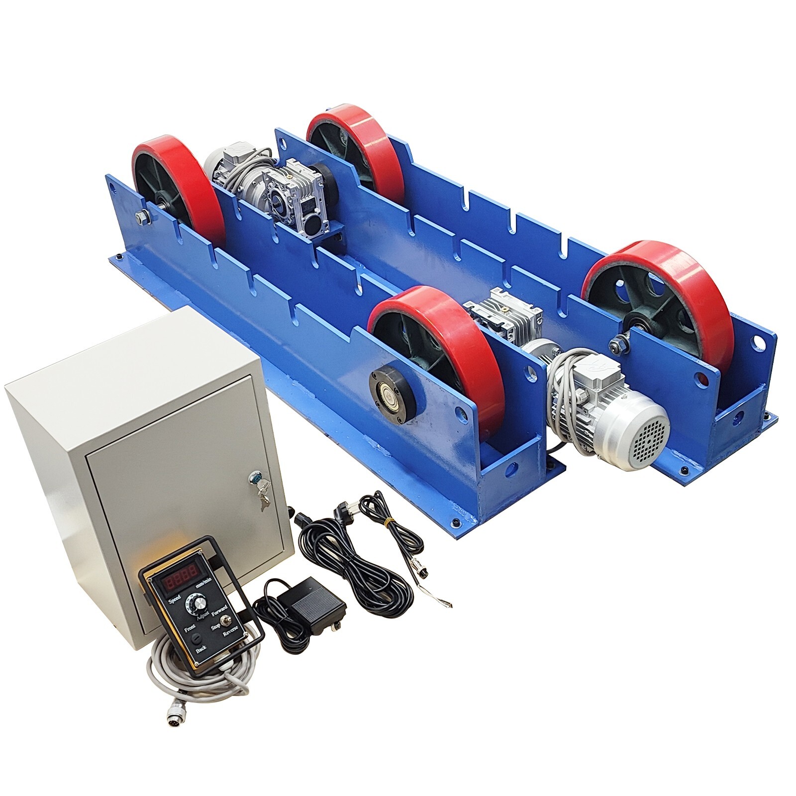 6600LB/3T Welding Positioner Rotary Tank Turning Rolls Linkage Roller Dual Motor