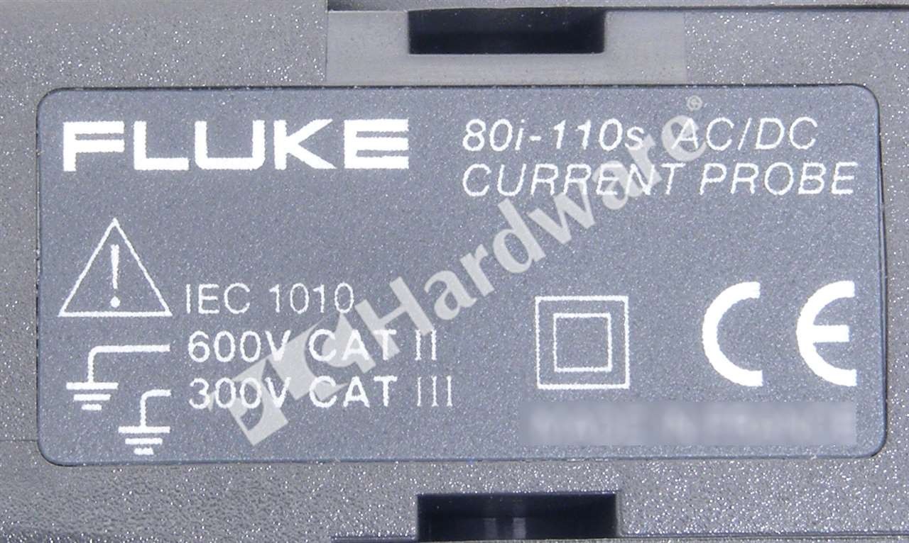 Surplus Open Fluke 80i-110s AC/DC Current Clamp 10A CAT III 300V CAT II 600V