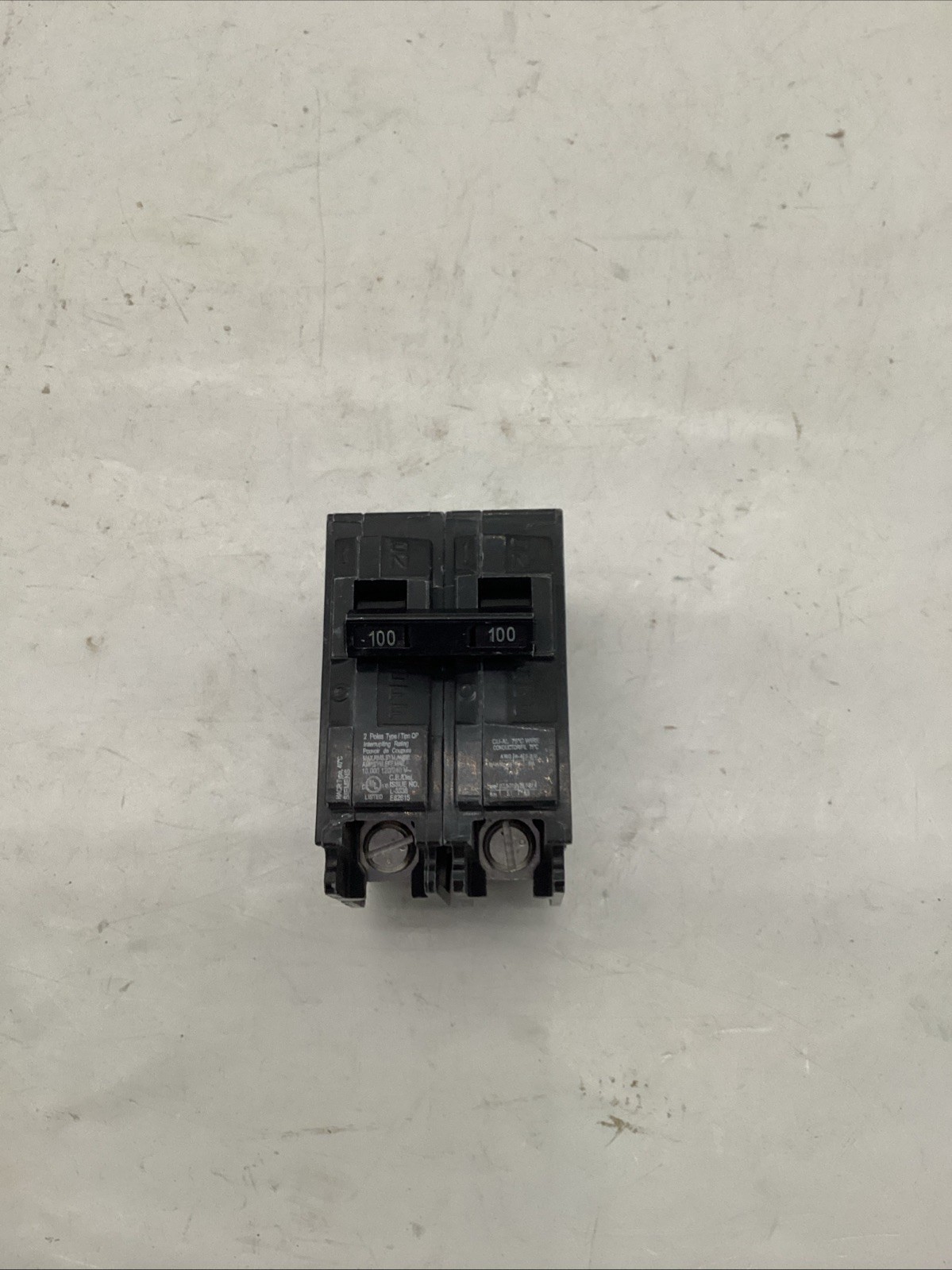 Siemens Q2100 2 Pole 120/240V 100 Amp Circuit Breaker