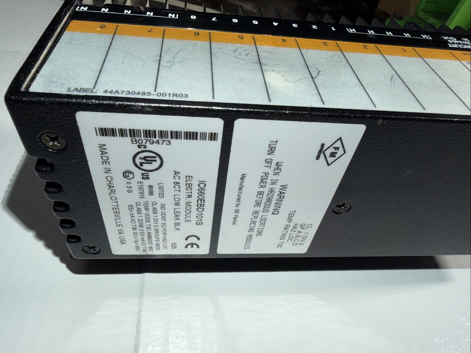 USED GE FANUC IC660BBD101 I/O GENIUS BLOCK IC660EBD101S IC660TSD100L