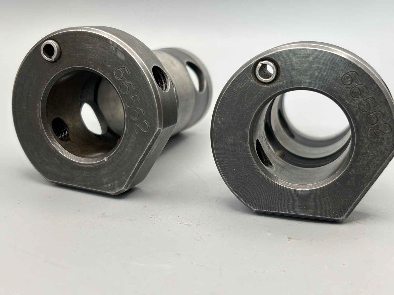 Lot of 2 Mazak Style 1.00″ ID x 1.250″ OD Boring Bar Reducer Sleeves