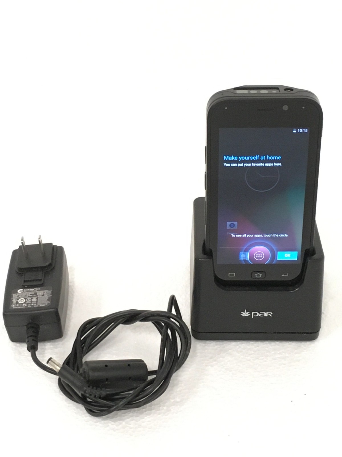Inari5_WiFi ParTech Barcode Scanner Set w/ Base Charger & Power Adapter FREESHIP