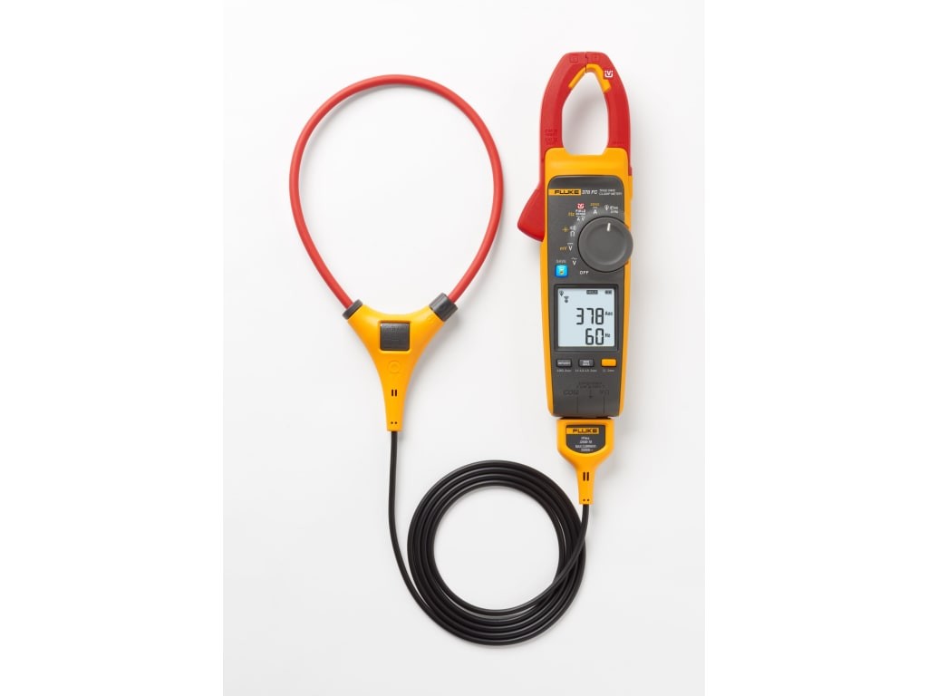 Fluke 378 FC – Non-Contact Voltage True-RMS AC/DC Clamp Meter with iFlex and