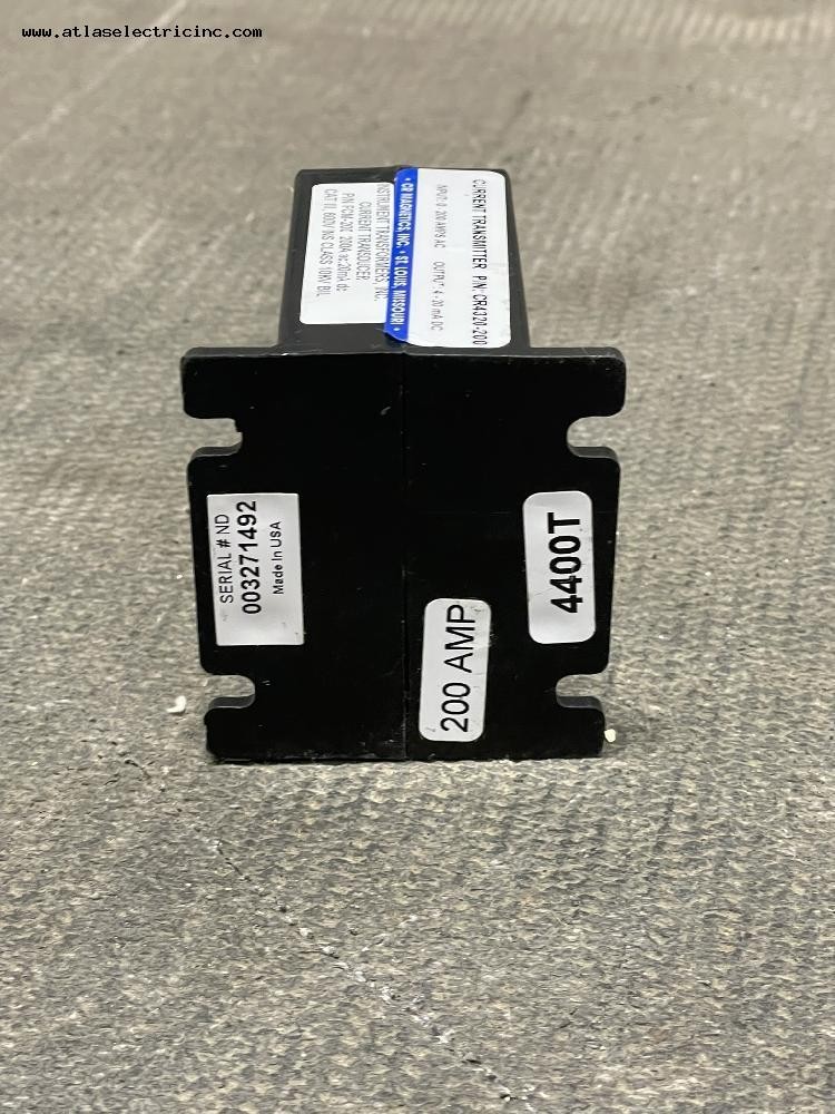 CR Magnetics Cat# CR4320-200 Instrument current transformer 0-200amps 600V 4-20M