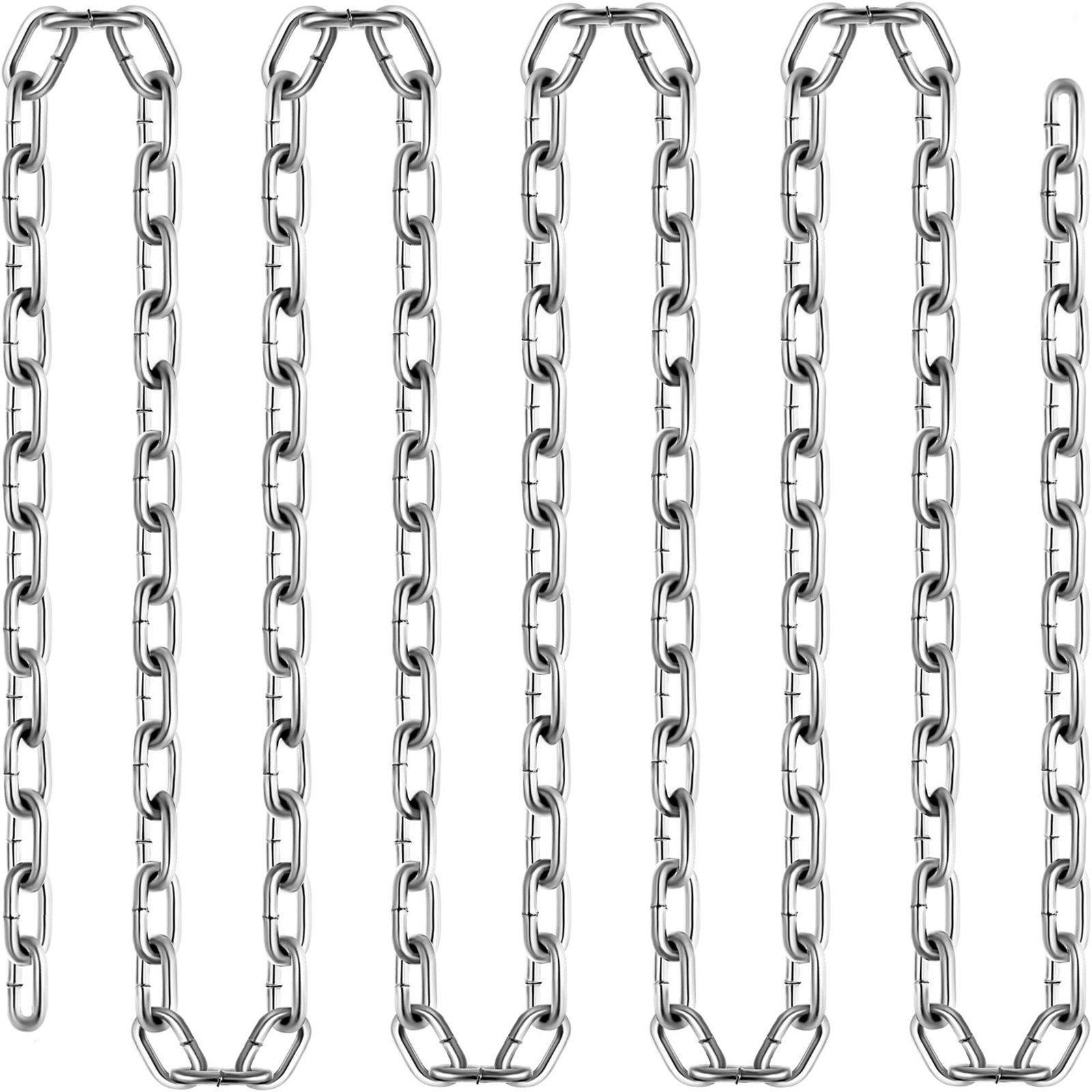 1540lb Proof Chain 1/4in 100ft Galvanized Heavy-Duty