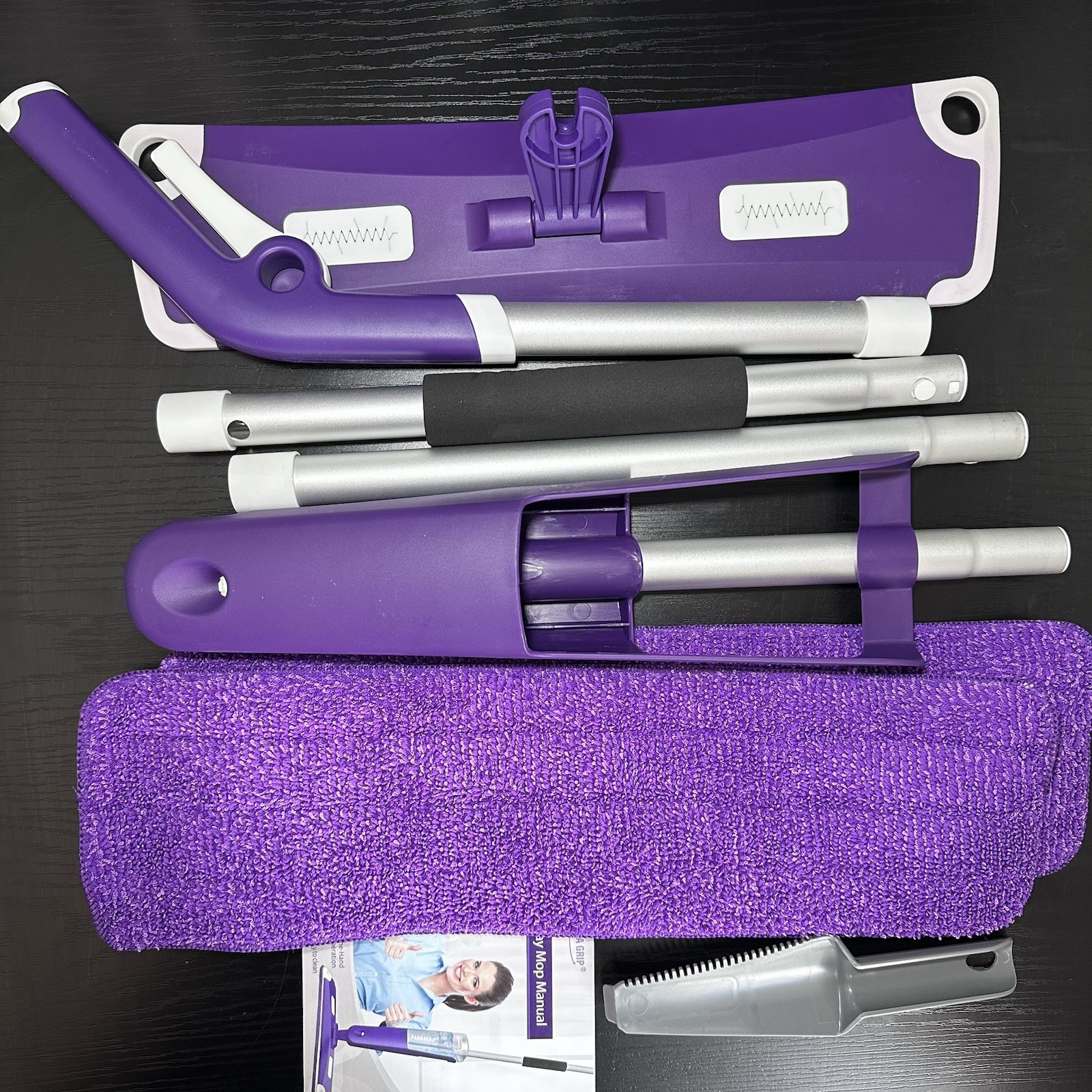 Panda Grip Spray Mop, Purple NEW