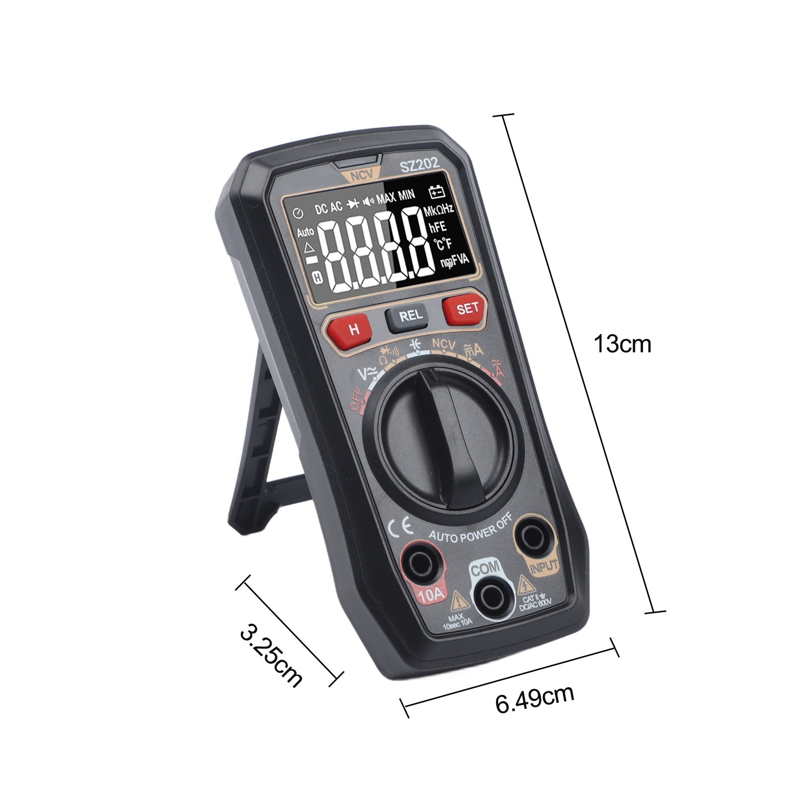 SZ202 Digital Multimeter for Measuring Current and High Voltage Signals