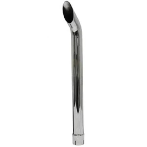 Chrome Curved Exhaust Stack Pipe 42″ Tall – 2-1/2″ ID
