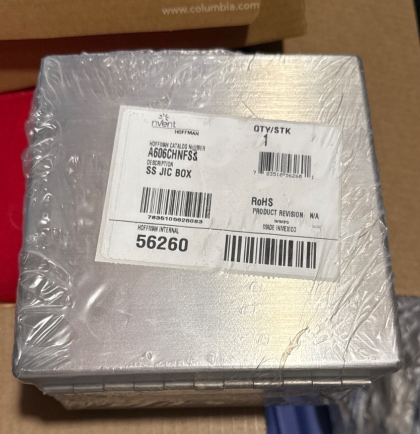 HOFFMAN nVent A606CHNFSS STAINLESS STEEL JUNCTION BOX