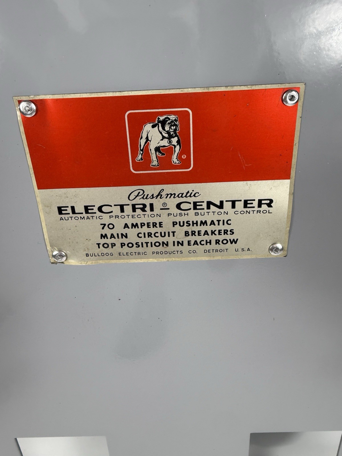 Pushmatic ITE Gould Siemens Circuit Breaker Panel Dead front Cover 24 Space