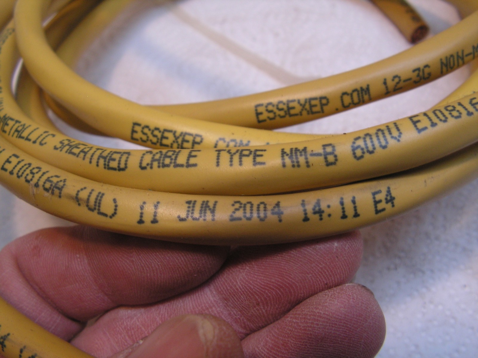 42ft+ PEARCE/MARROQUIN Romex 12/3 Copper Wire w/Ground Type NM-B 600V