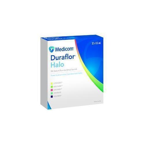 Medicom 1015-SM32 Duraflor Halo Fluoride Dental Varnish Spearmint 32/Pk 0.5 mL