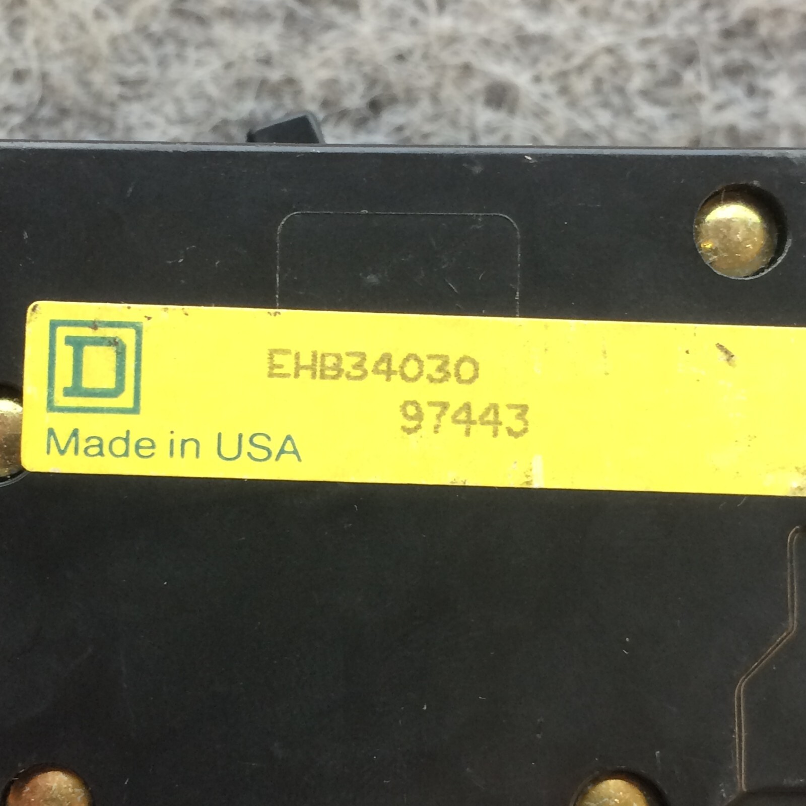 NOS Square D EHB34030 3 Pole Circuit Breaker 30 Amp – Ships Same Day –