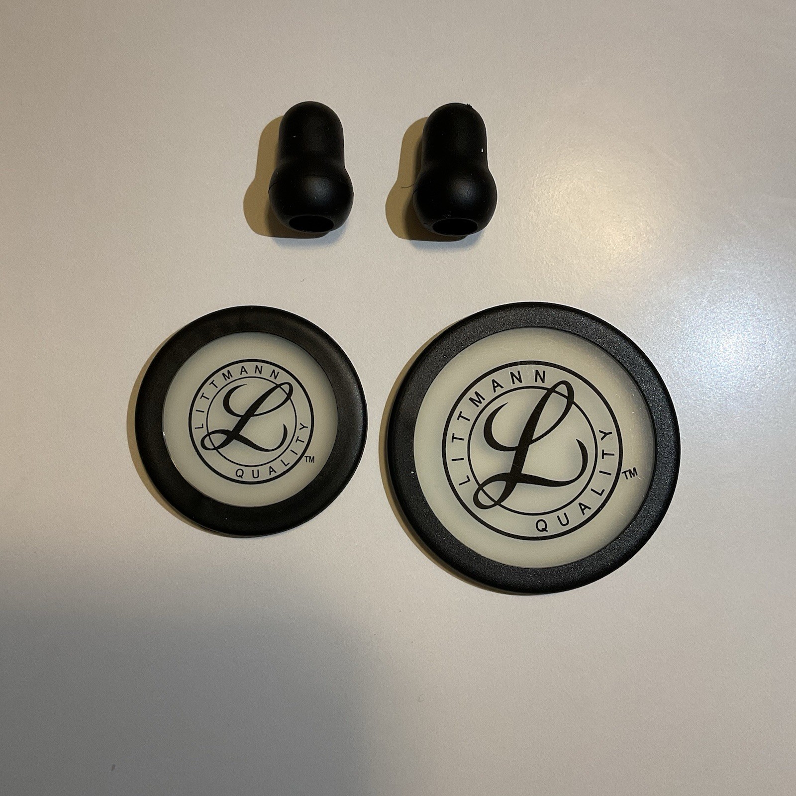 Spare Parts Kit for Classic III / Cardiology IV Stethoscope BLACK Fits Littmann