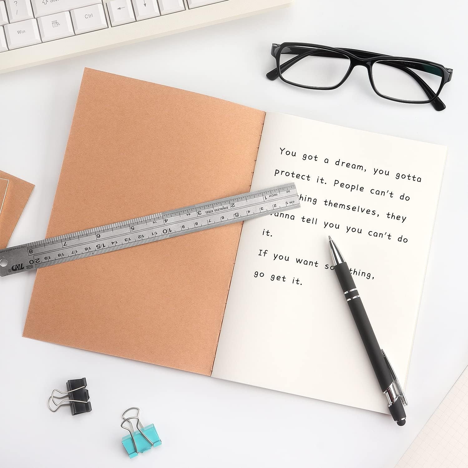 ZZTX 4 Pack Blank Kraft Notebooks, Blank Paper Sketchbooks for Drawing Doodling