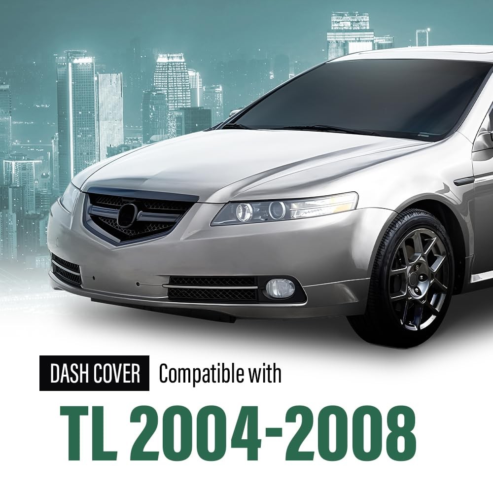 TPE Dash Cover Red for Acura TL 2004-2008