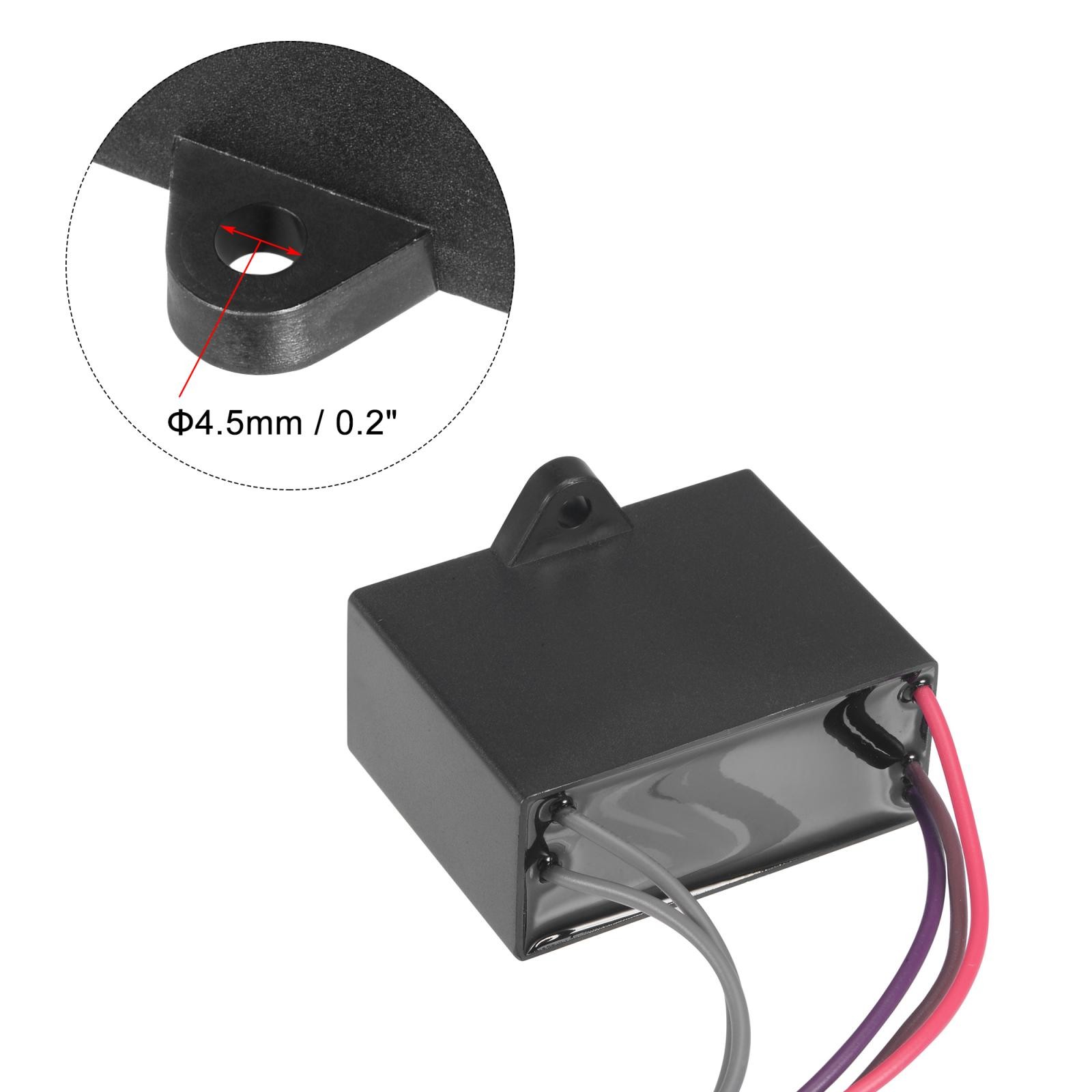 Ceiling Fan Capacitor CBB61 4.5/6/5uF 350V AC 5 Wires Metallized Polypropylene