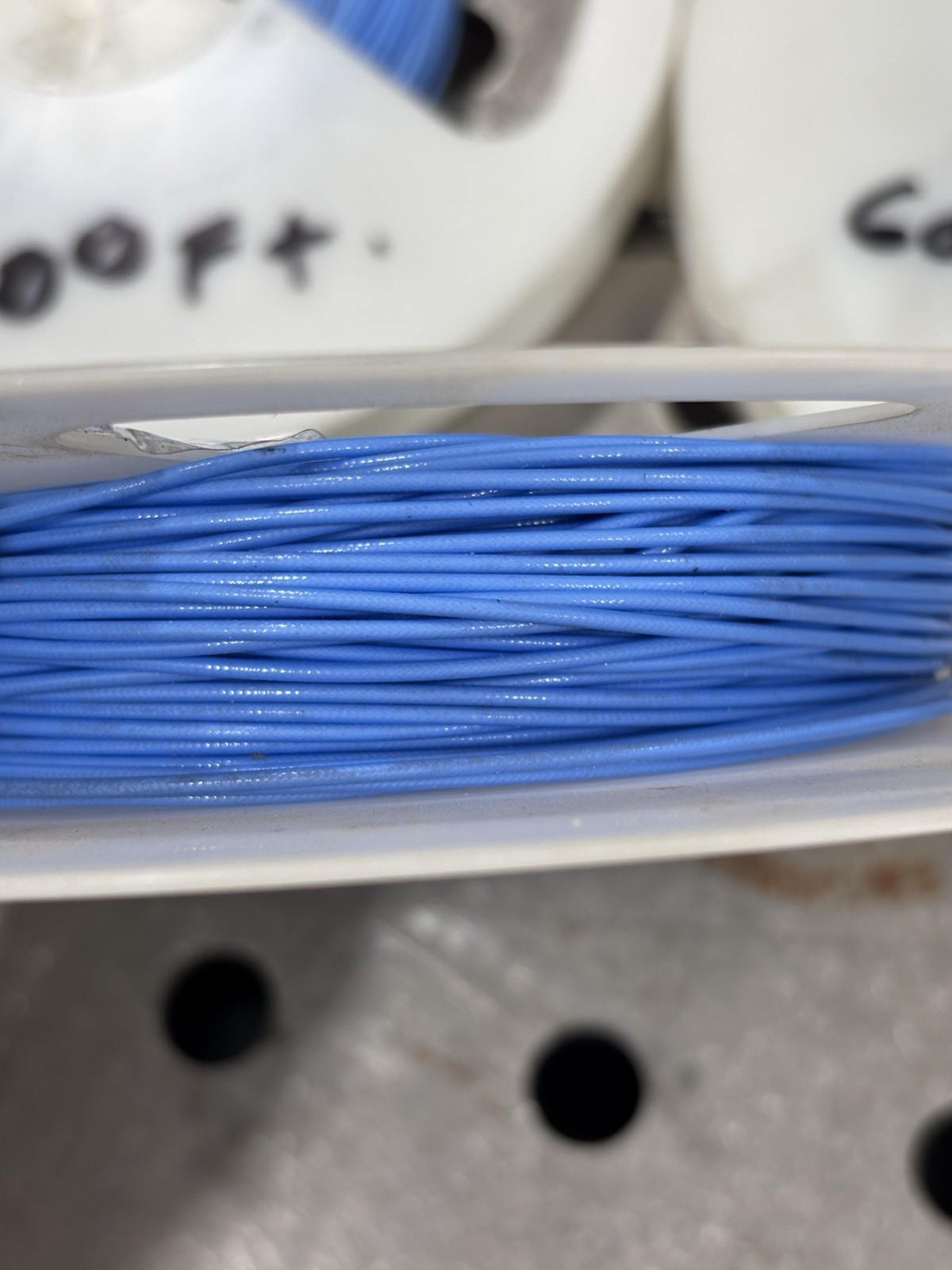 5 Spools Light Blue 30 Ga Aluminum Wire Woven Mesh Shield 550 FT Total Micro RF